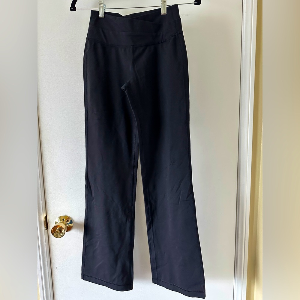LULULEMON wide leg yoga pants - Black - Size 4